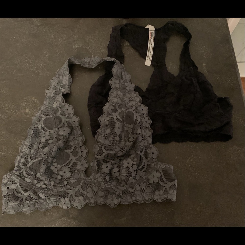 Set of 2 Free People bralettes